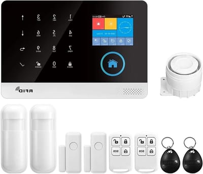 Smart Wifi Alarmsysteem - GSM Beveiliging - Huis Beveiligen - Touchscreen Bediening - One Size - Wit
