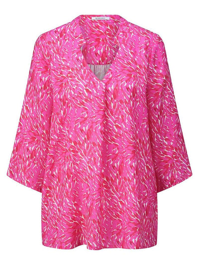 Lange blouse Van Peter Hahn pink