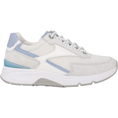 Gabor rollingsoft sensitive 26.895.51 - dames rollende wandelsneaker - Wit - maat 40.5 (EU) 7 (UK)