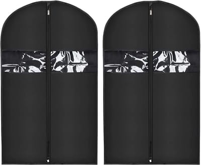 Dekkleden voor Kleding, Set van 2, Niet-Geweven Stof, Stofbescherming voor Kleding, Kledingzakken en Handtassen