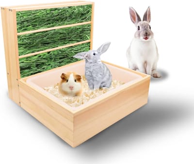 Lexium Hooiruif - Hooivoeren voor konijn of cavia - Hooidispenser knaagdier - Voerbak konijn - Voerruif