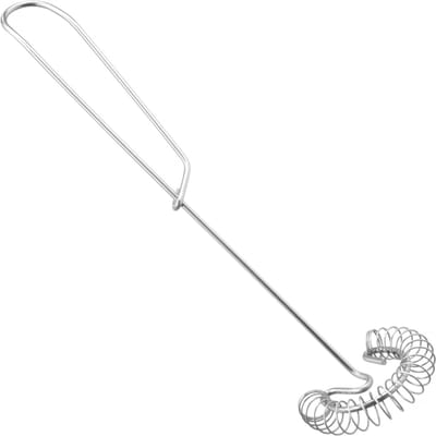 Fouet de cuisine spiralé avec manche en acier, longueur 280 mm, Hendi 509487