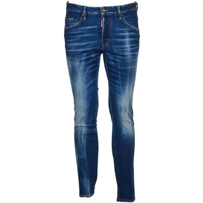 Dsquared2 Skater Jean Marineblauwe Denim Broek