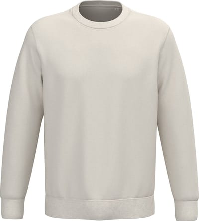 Native Spirit Ecologische uniseks sweater met ronde hals NS443 - Ivory - 3XL