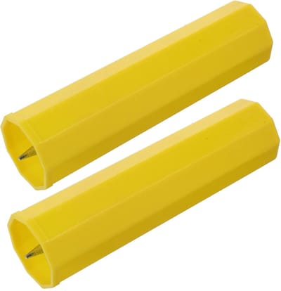 Hengelhouders Set - Oever Vissen - Stabiliseren Hengel - Stevig Grondanker - 2 Stuks - Geel