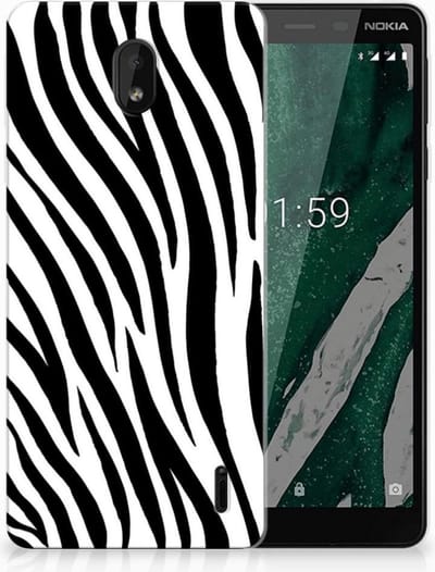 Nokia 1 Plus TPU Hoesje Zebra