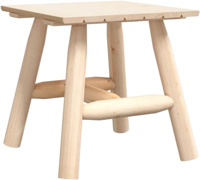Houten Bijzettafel 49x49x50 cm - Praktische Salontafel voor Woonkamer