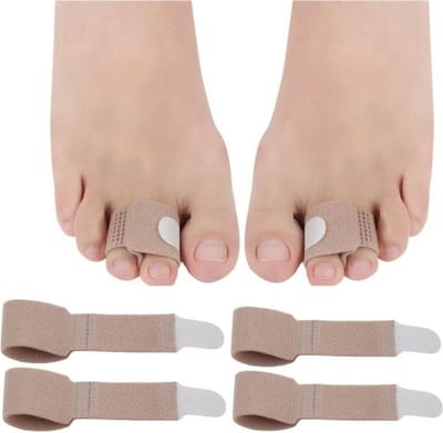 Teenspalk - toe spreader - Hallux Valgus - teenspreider - hamerteen - teencorrector vingerspalk 4 stuks