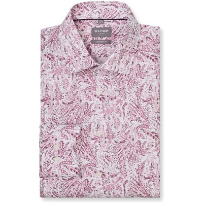 OLYMP Luxor Overhemd, Comfort Fit, New Kent, Mauve