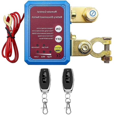 Draadloze Afstandsbediening Auto-Isolatieschakelaar 12V 240A Accu-Isolatieschakelaar - Anti-Diefstal voor Auto, Camper, ATV, Vrachtwagen en Boot