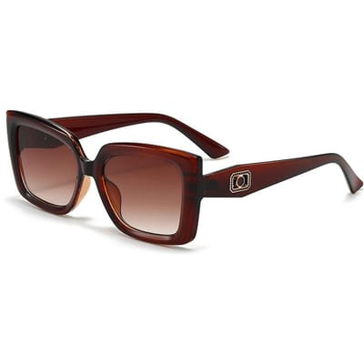 High-end Uv Bescherming Zonnebril Mode Persoonlijkheid Zonnebril Groot Montuur Zonneklep UV400