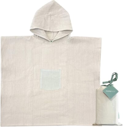 Badponcho voor kinderen van 1-2 jaar - Comfortabele en absorberende badhanddoek met capuchon