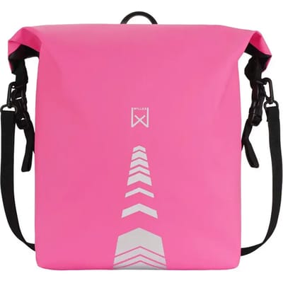 Willex - Enkele Tas - 17 Liter - Rol/Vouw Sluiting - Afsluitbaar - Met Schouderband - Sportief - Dames - Rose