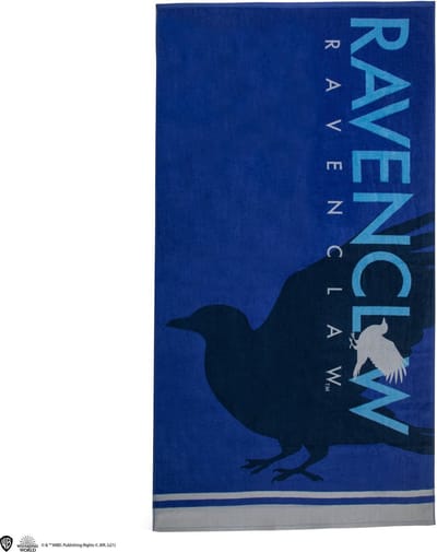 Cinereplicas Ravenclaw / Ravenklauw beach towel / strandlaken - Harry Potter Decoratie