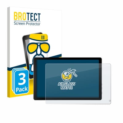 BROTECT - Screenprotector voor Laptok KB1001 10.1" - Folie Beschermfolie Beschermglas matte 3 Stuks