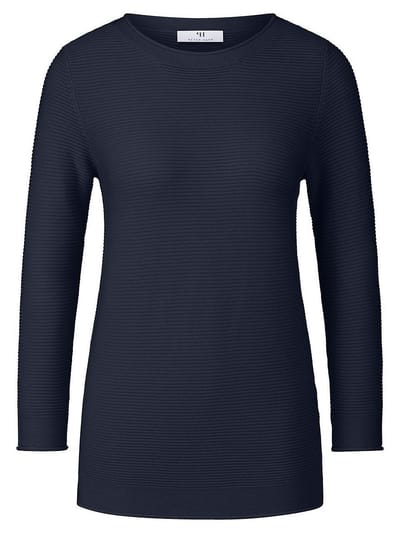 Trui ronde hals Van Peter Hahn blauw