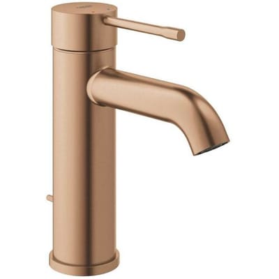 GROHE Essence New Wastafelkraan - Lage uitloop - Met trekwaste - Warm Sunset geborsteld (mat brons) - 23589DL1