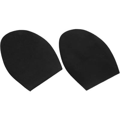 1 paar Schoenen Reparatie Rubber Zoolen Slijtvaste Rubber Hakken Anti-Slip Buitenzolen (Zwart) zwart