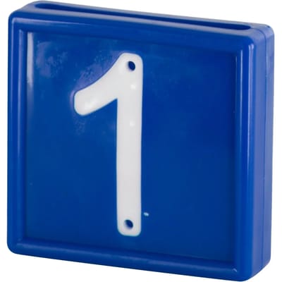 Genummerde markeerkraag om op de armband te schuiven Kerbl N°1 (x10)