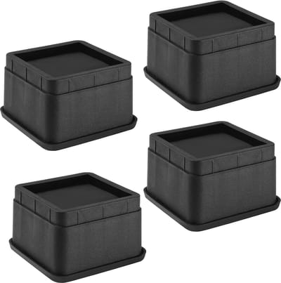 Verstelbare Meubelverhogers - 4 Stuks Heavy Duty met Rubberen Pads voor Tafel, Stoel en Sofa