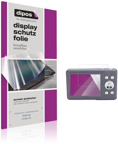 dipos – 4x Beschermfolie geschikt voor Sealong CCD01-B | Krasbestendige & heldere Screenprotector Ultra-Thin