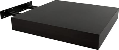 wandplank 25x25x4cm wengé kleur, wandplank onzichtbare fixatie planken decoratief maximale belasting 5kg