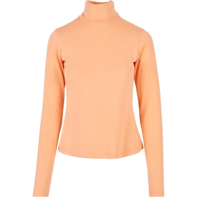 Urban Classics - Modal Turtleneck Longsleeve top - S - Oranje