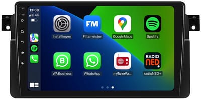 Android Auto geschikt voor BMW 3 serie M3 E46 Rover 75 MG ZT | 1999 t/m 2005 | Android 13 | Draadloos Apple Carplay & Android auto | 2GB + 32GB | 8-Core | Davilon | 2025 model | 1999 2000 2001 2002 2003 2004 2005 | Bluetooth & Wifi | Full Touch