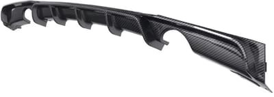 Achterbumper - Voor BMW F30/F31 M Sport - Auto accessoires - Dubbele uitlaat diffuser - Carbon Look