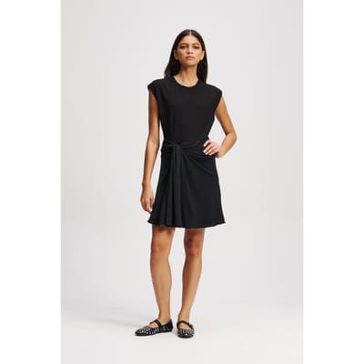 Karl Lagerfeld Fabric Mix Dress Black Taglia: S | Abiti Mini Outlet | Donna | Nero
