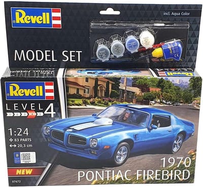 1:24 Revell 67672 1970 Pontiac Firebird Car - Model Set Plastic Modelbouwpakket