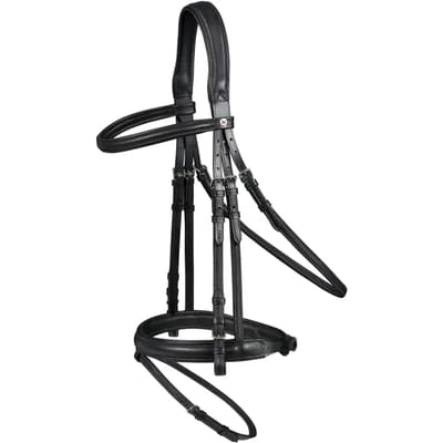 Gecombineerd hoofdstel met neusriem Waldhausen X-Line Supersoft