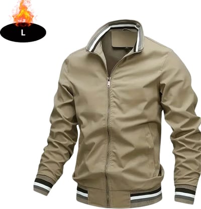Livano Windjas Heren - Parka - Lente & Herfst - Jas - Volwassen - Windjack - Windbreaker - Outdoor - Olijfgroen - L