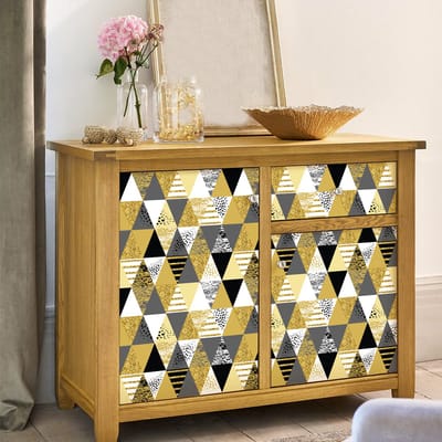 Scandinavische meubelsticker, drakendesign, 40 x 60 cm