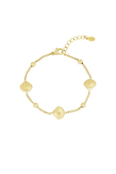 Goudlief shell serenade armband - Roestvrij staal - Verkleurt niet
