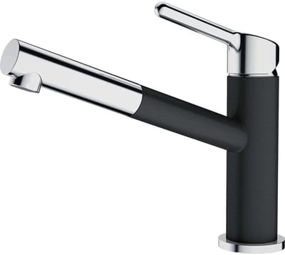 Franke Orbit - Keukenkraan FC 3055.071 met uittrekbare sproeikop, chroom/onyx 115.0623.057
