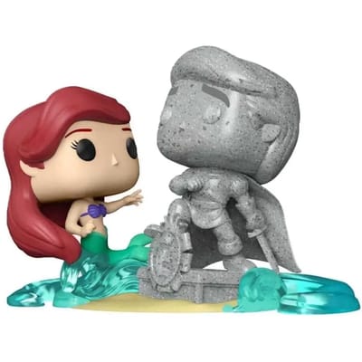 Funko Ariel The Little Mermaid - POP! Moment Ultimate Princess - Ariel & Statue Eric 9 cm Verzamelfiguur - Multicolours