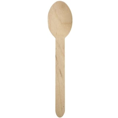 Lepel uit hout | gecoat | 160 mm | pak van 100 stuks