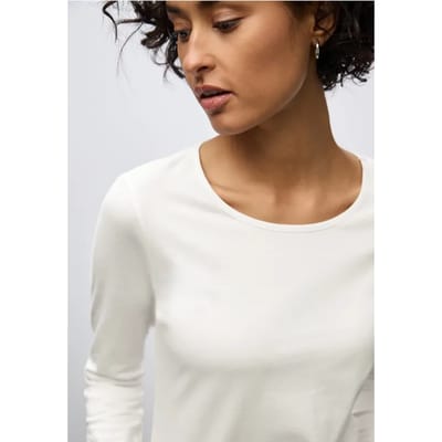 Basic shirt met lange mouwen