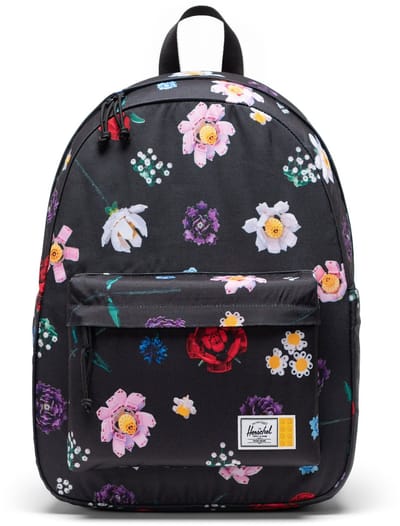 Herschel vrijetijdsrugzak rugzak met laptopvak LEGO Classic Backpack 26L Falling Florals zwart