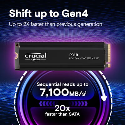 Crucial P310 4 TB M.2 PCI Express 4.0 NVMe