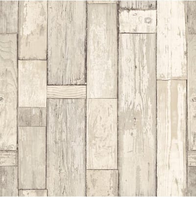 Dutch Wallcoverings vliesbehang sloophout - wit