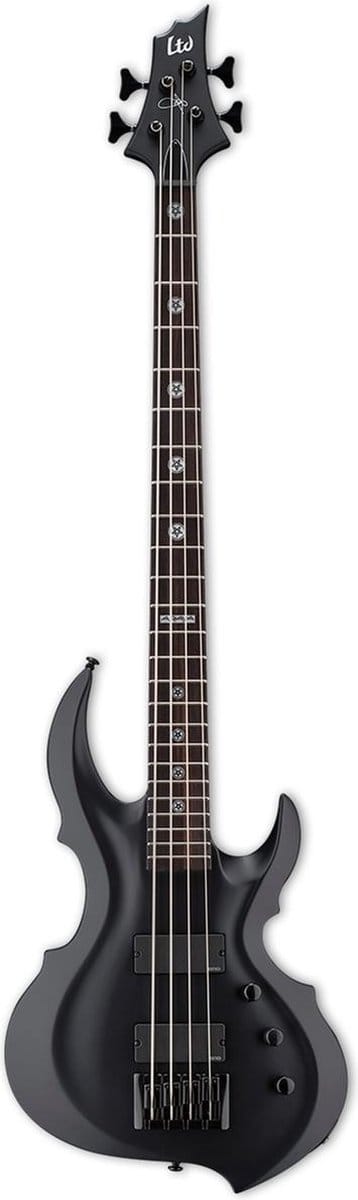 ESP LTD TA-604FRX Black Satin 4-snarige basgitaar