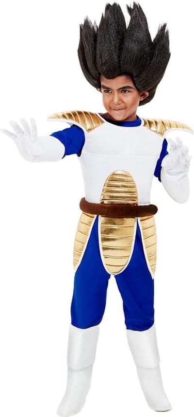FUNIDELIA Vegeta kostuum- Dragon Ball voor jongens - Maat: 97 - 104 cm