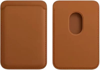 Waeyz - Magnetische Kaarthouder Geschikt Voor iPhone Magsafe - Magnetische Wallet Card Holder - Pasjeshouder Geschikt Voor iPhone 12/13/14/15/16 - Bruin