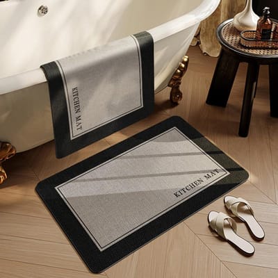 Badkamer Tapijt Toilet Badkamer Mat Antislip Sterk Absorberend Toiletdeur Toilet Diatomeeënaarde Sneldrogende Mat 45 * 70CM