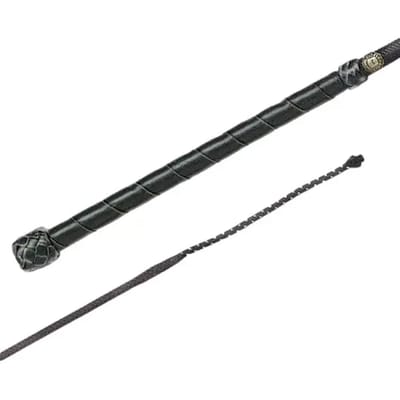 Fleck Professional 03041 Fine Leather Dressuur Rijzweep Zwart 120 cm