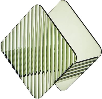 Aanrecht Organizer - Keuken Opberger - Schoonmaken Keuken - Wandmontage Drainage - 7.5 x 7.5 cm - Translucent Groen