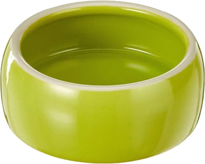 Famanu - Keramische voerbak, groen 250 ml, 1 stuk
