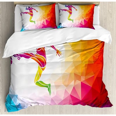 Hockey Beddengoed Collectie Voor Slaapkamer Bed Huis Doelman In Handgetekende Stijl Met Beschermende Ge Dekbedovertrek Dekbedhoes En Kussensloop EU single(135x200cm)